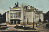 Giessen a.d.Lahn, Stadttheater / Postk. von klassik art