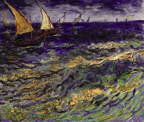 Van Gogh/Fischerboote bei Saintes Maries von klassik art