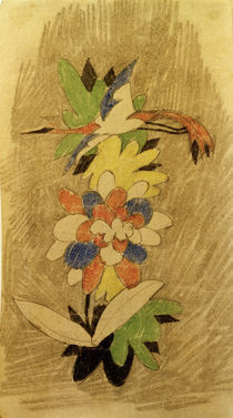 August Macke, Vogel in Blumen, 1914 by klassik art