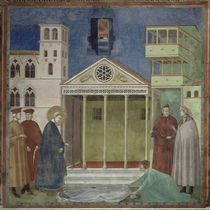 Giotto, Mann huldigt Franziskus by klassik art