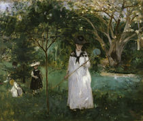 B.Morisot, Die Schmetterlingsjagd von klassik art