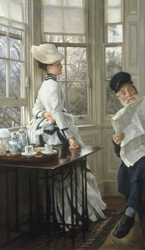 J.Tissot, Die Zeitugnslektuere von klassik art