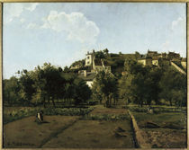 Pissarro,C./Dorf Melleraye/ 1876 by klassik art