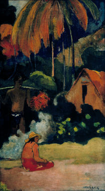 P.Gauguin/ Mahana maa II(Tag d.Wahrheit) by klassik art
