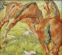 Franz Marc, Mutterpferd und Fohlen by klassik art