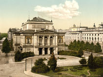 Leipzig,, Gewandhaus / Photochrom von klassik art