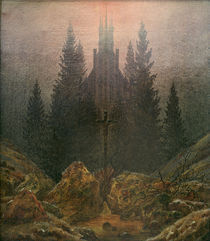 C.D.Friedrich, Das Kreuz im Gebirge by klassik art