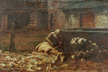 G. Segantini, Das Einkommen des Hirten von klassik art