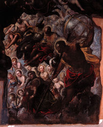 Tintoretto, Paradies, Ausschnitt von klassik art