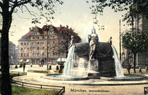 Muenchen, Nornenbrunnen / Photochrom 1910 von klassik art