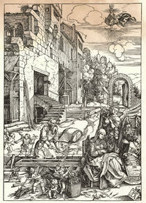 A.Duerer, Heilige Familie im Hof von klassik art