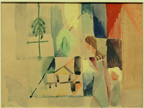 A.Macke, Kinder am Gemueseladen by klassik art