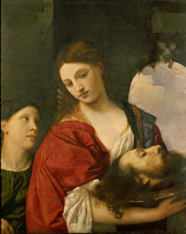 Tizian, Salome mit Haupt Johannes von klassik art