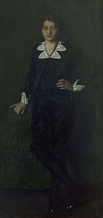 Oskar Zwintscher, Adele Zwintscher 1913 by klassik art