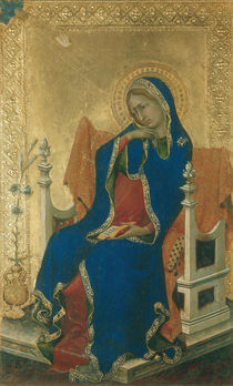 Simone Martini, Maria der Verkuendigung von klassik art