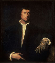 Tizian/Der Mann mit dem Handschuh/1523 von klassik art