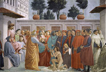 Masaccio, Auferweckung des Sohnes Theoph by klassik art