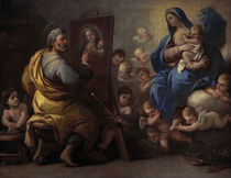 L.Giordano, hl. Lukas malt die Madonna by klassik art