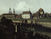 Dresden, Saturnbastei / Gem.v.Bellotto von klassik art