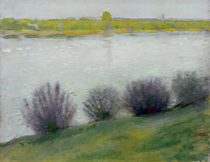 August Macke, Am Rhein bei Hersel by klassik art