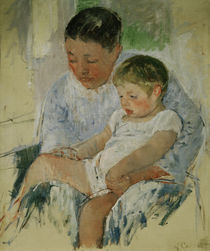 M.Cassatt, Jenny mit schlaefrigem Kind by klassik art