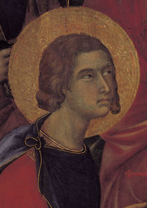 Duccio, Maesta, Kopf des Ansanus by klassik art