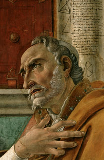 Botticelli, Hl. Augustinus, Ausschnitt by klassik art