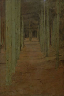 F.Khnopff, In Fosset / Unter Tannen by klassik art