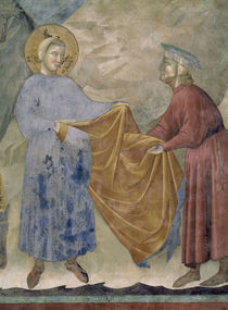 Giotto, Mantelspende des Hl.Franziskus by klassik art