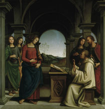 P.Perugino, Vision des Hl.Bernhard by klassik art