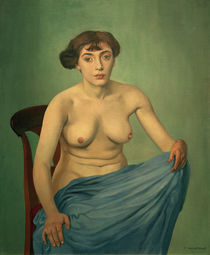 F.Vallotton, Torso mit blauem Tuch von klassik art