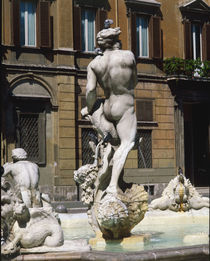 Rom, Fontana del Moro, Teilansicht von klassik art