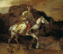 Rembrandt, Der polnische Reiter von klassik art