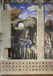 A.Mantegna, Diener mit Pferd u.Hunden by klassik art
