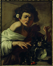 Caravaggio, Knabe von Eidechse gebissen by klassik art