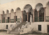 Tunis, Bardo, Loewentreppe / Photochrom von klassik art