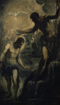 Tintoretto, Taufe Christi by klassik art