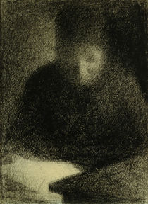 G.Seurat, Lesende Frau by klassik art