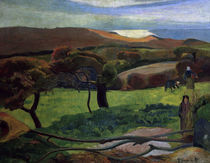 Paul Gauguin, Landschaft in der Bretagne by klassik art