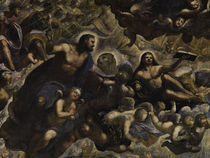 Tintoretto, Paradies, Ausschnitt by klassik art