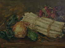 Max Slevogt, Stilleben mit Spargel von klassik art