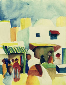 A.Macke, Markt in Tunis I by klassik art