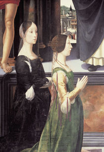 D.Ghirlandaio, Altar Rimini, zwei Frauen von klassik art