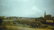 Dresden vom linken Elbufer / Bellotto von klassik art