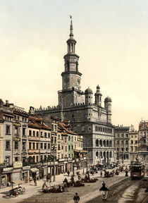 Posen, Rathaus / Photochrom von klassik art