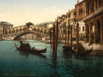 Venedig, Ponte di Rialto / Photchrom by klassik art