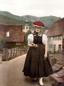 Schwarzwald, Tracht Gutachtal / Photoch. von klassik art