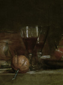 J.B.S.Chardin, Stilleben mit Olivenglas von klassik art