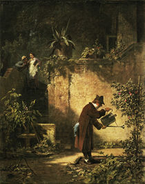 Carl Spitzweg/ Der Gartenfreund/um 1860 von klassik art