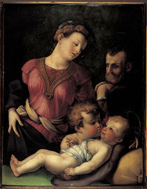 nach Bronzino, Hl.Familie mit Johannes von klassik art